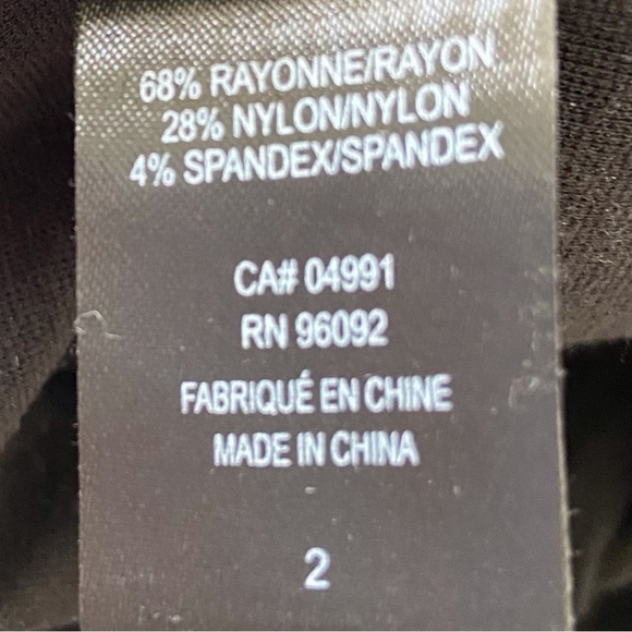 Katherine Barclay Montreal back skirt mini pencil jersey soft contemporary size2 - Picture 7 of 12